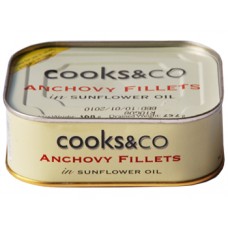 Cooks & Co Anchovy Fillets in Oil 1x365g